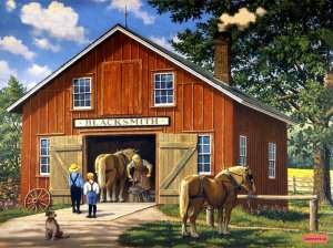 The Village Blacksmith