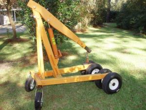 Chuck Robinson's hand built all-terraine crane