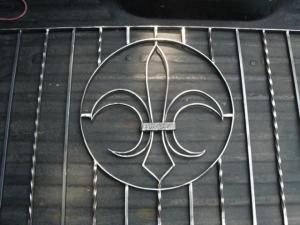 Glen Wesley's Fleur-de-Lis rail