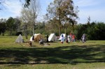 Confederate Reinactors Camp