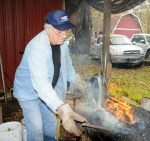 Allen Lassere gets hot and dirty