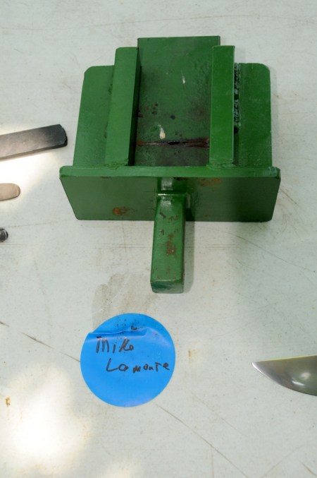 Ricasso setting tool by Mike Lamonte