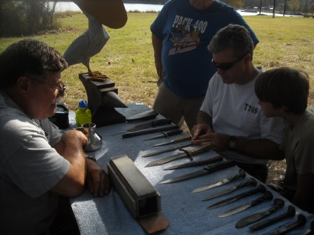 Knives always a draw a crowd