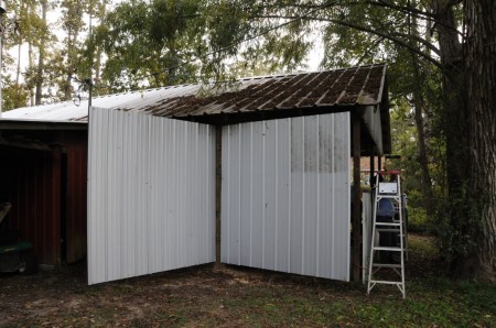 Annex build continues—doors finished