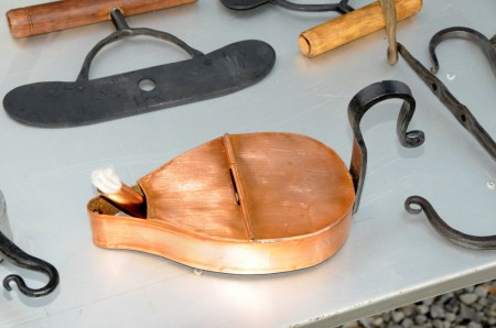 Phil's copper oil lamp