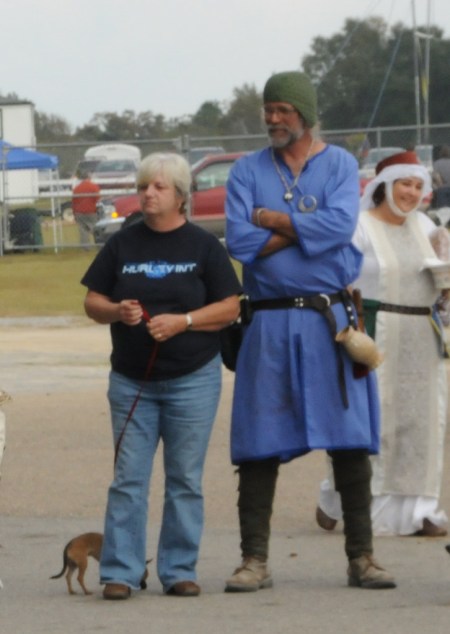 Tom, Shila and Jose at the dog show
